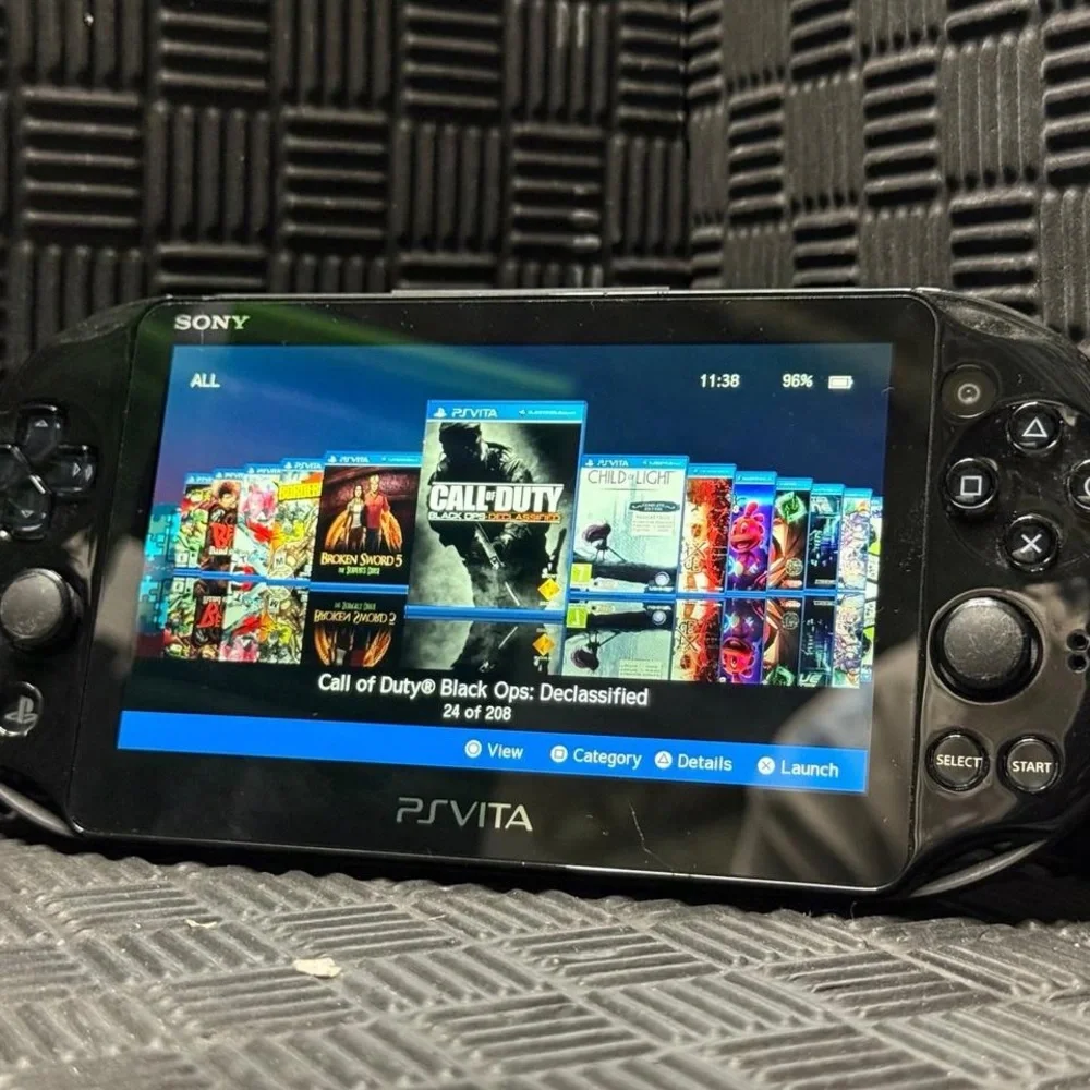 Sony PS Vita Handheld Gaming Console - Black